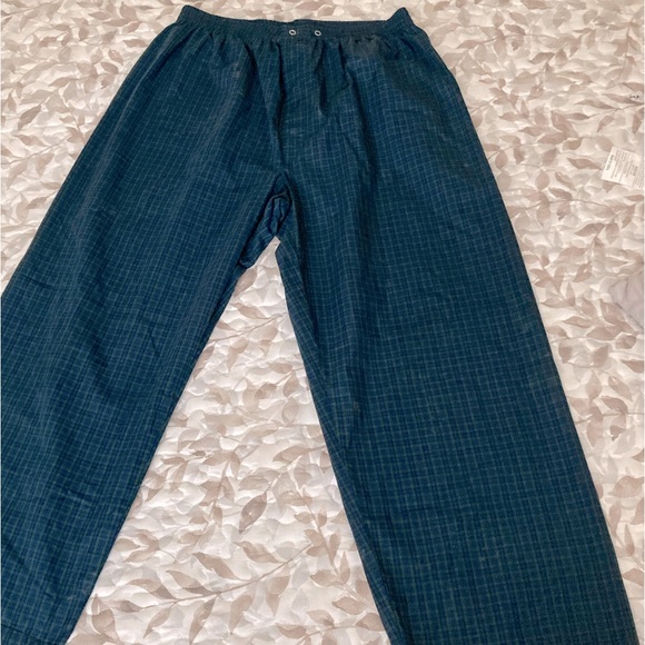 Small Plaid Lounge Pant - Navy & Green by Club Room - Picture 1 of 10
